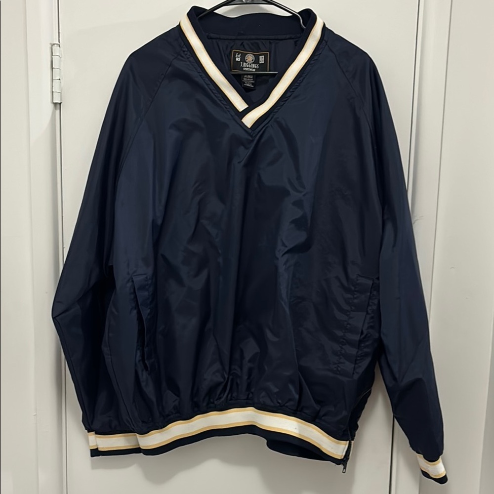 Starter Navy Blue Pullover Jacket - image 1
